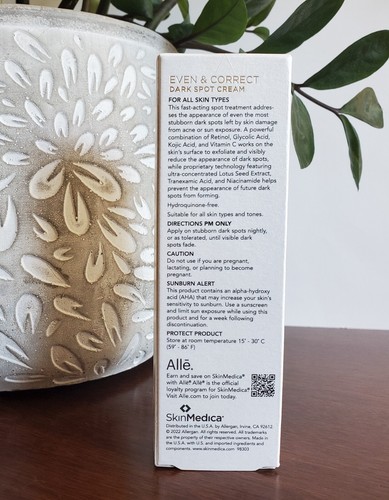 SkinMedica Even & Correct Dark Spot Cream 0.5 oz Sealed Box Authentic! **READ** - Picture 3 of 4