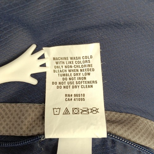 Under Armour Large Navy Blue Gray Reversible Vest Full Zip Sleeveless Activewear - Picture 3 of 13