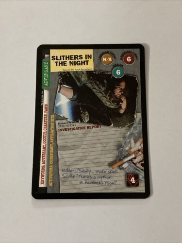 The X-Files CCG Adversary Slithers In The Night - Picture 1 of 1