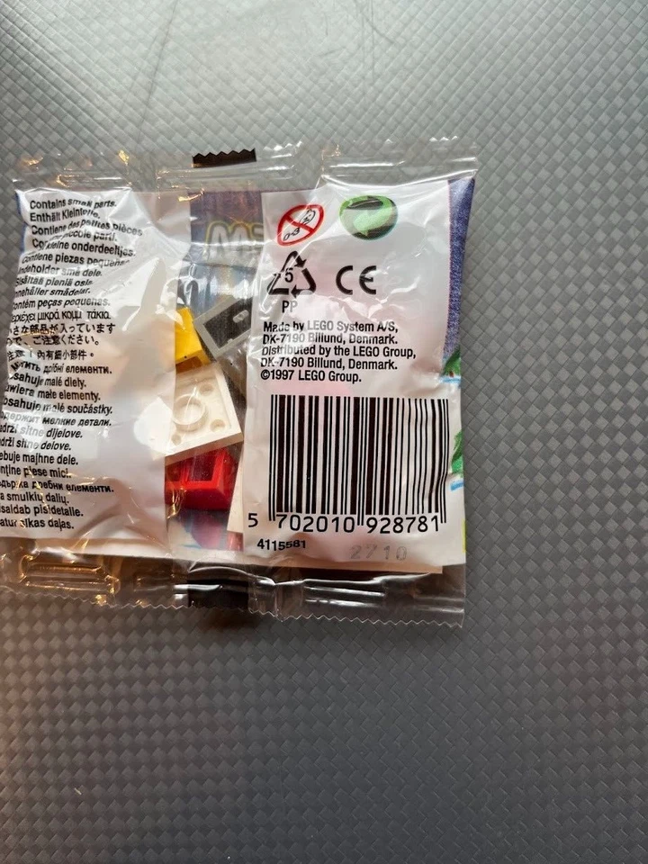 Juego de figuras de Papá Noel Lego 2878 1997 vintage - vacaciones Navidad sellado de fábrica Foto 3 de 4