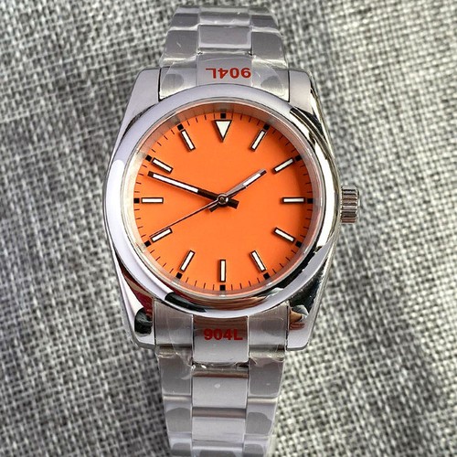 BLIGER 36mm Blue Pink Dial Luminous Japan NH35 PT5000 MIYOTA Automatic Men Watch - 第 29/156 張圖片