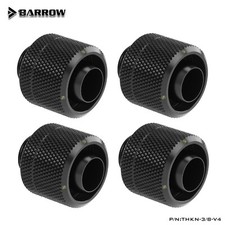 4Pcs Barrow G1/4" to 3/8" ID, 5/8" OD Compression Fitting Soft Tubing 10/16mm B