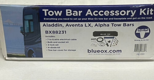 Blue Ox BX88231 Accessory Kit For Blue Tow Bars Aventa,Aladdin,Alpha, Lx, 7 to 6 - Picture 4 of 4