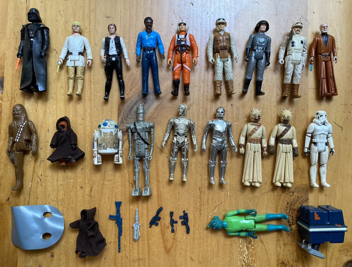Star Wars 1970s Kenner LOT of 20 action figures AND 5
