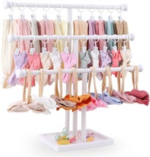 AOFLLU 3-tier White Headband  Bow Holder NEW 