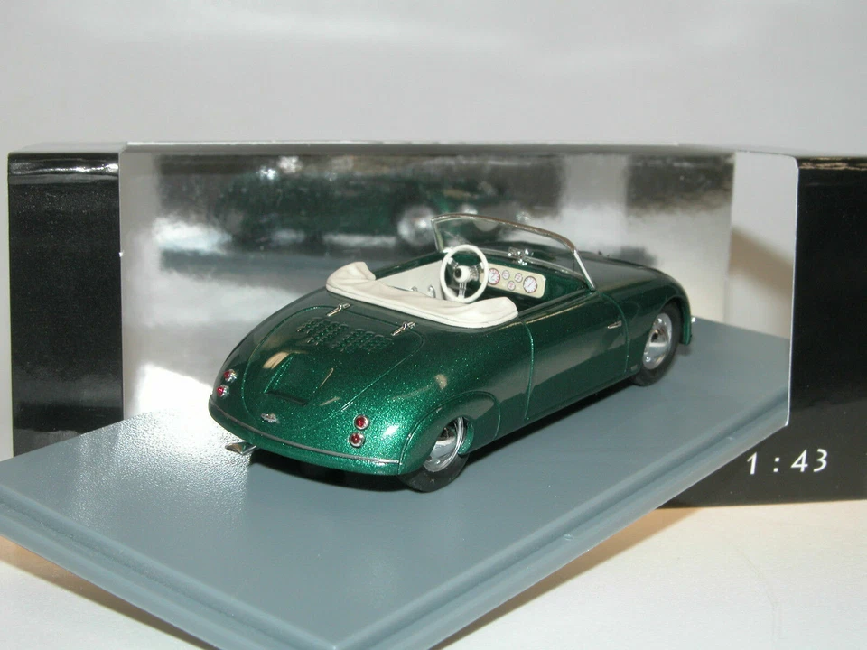 PORSCHE WAIBEL SPECIAL SPORT CABRIOLET 1948 VERDE NEO 46190 1/43 RESINA - Immagine 2 di 2