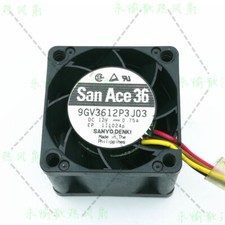 1 Pc. New 9GV3612P3J03 Fan 36*36*28mm DC12V 0.75A 4wire