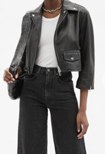 Weekend Max Mara Tivoli Leather Biker Jacket