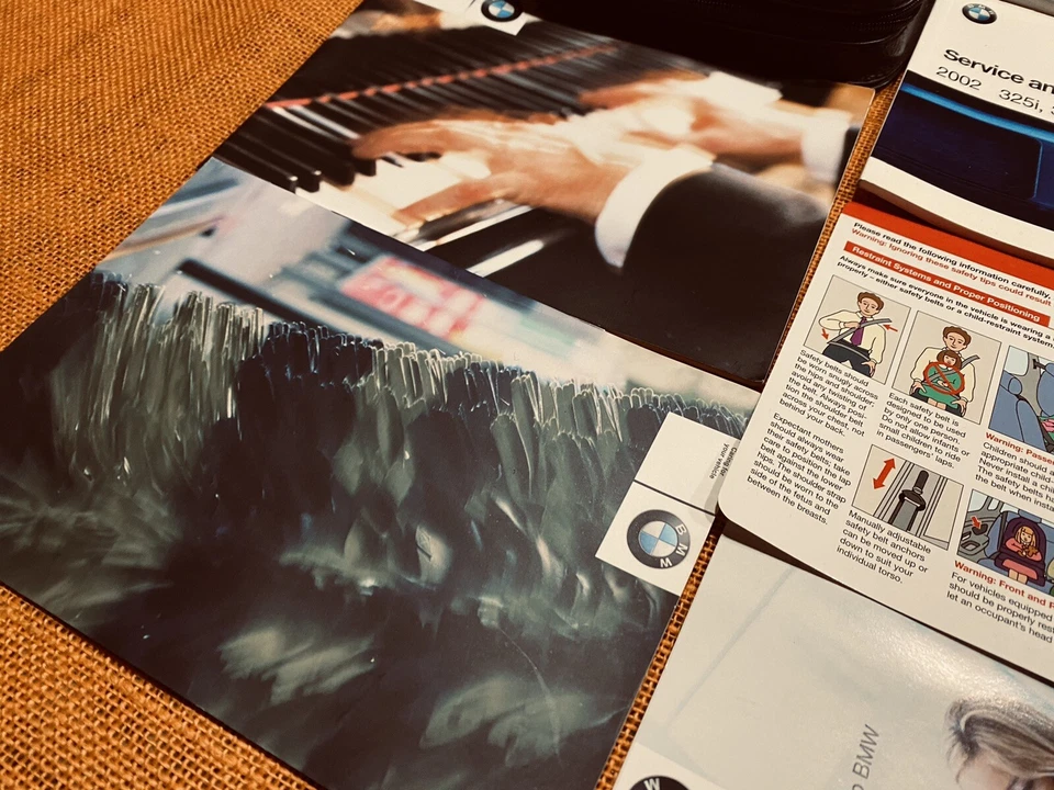2002 BMW M3 CONVERTIBLE OWNERS MANUAL +SMG INFO +UNUSED SERVICE SECT: CABRIOLET - Изображение 3 из 4
