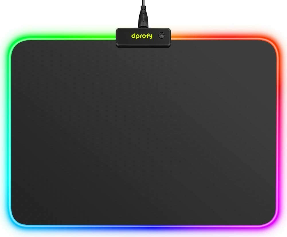 RGB Gaming Mouse Pad with Color-Changing LED Lights for Computers & Laptops-image