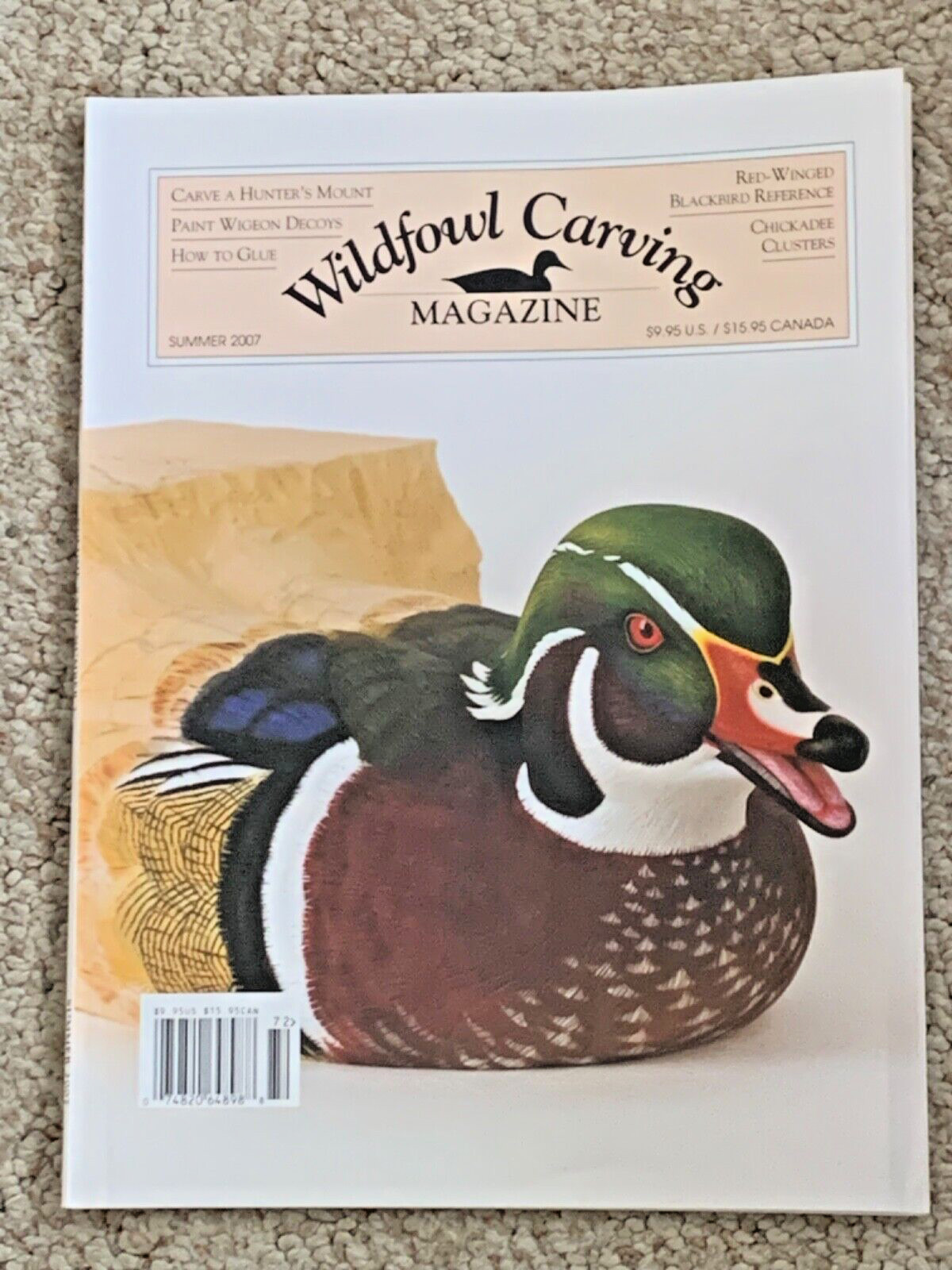 Wildfowl Carving Magazine - Summer 2007 excellent