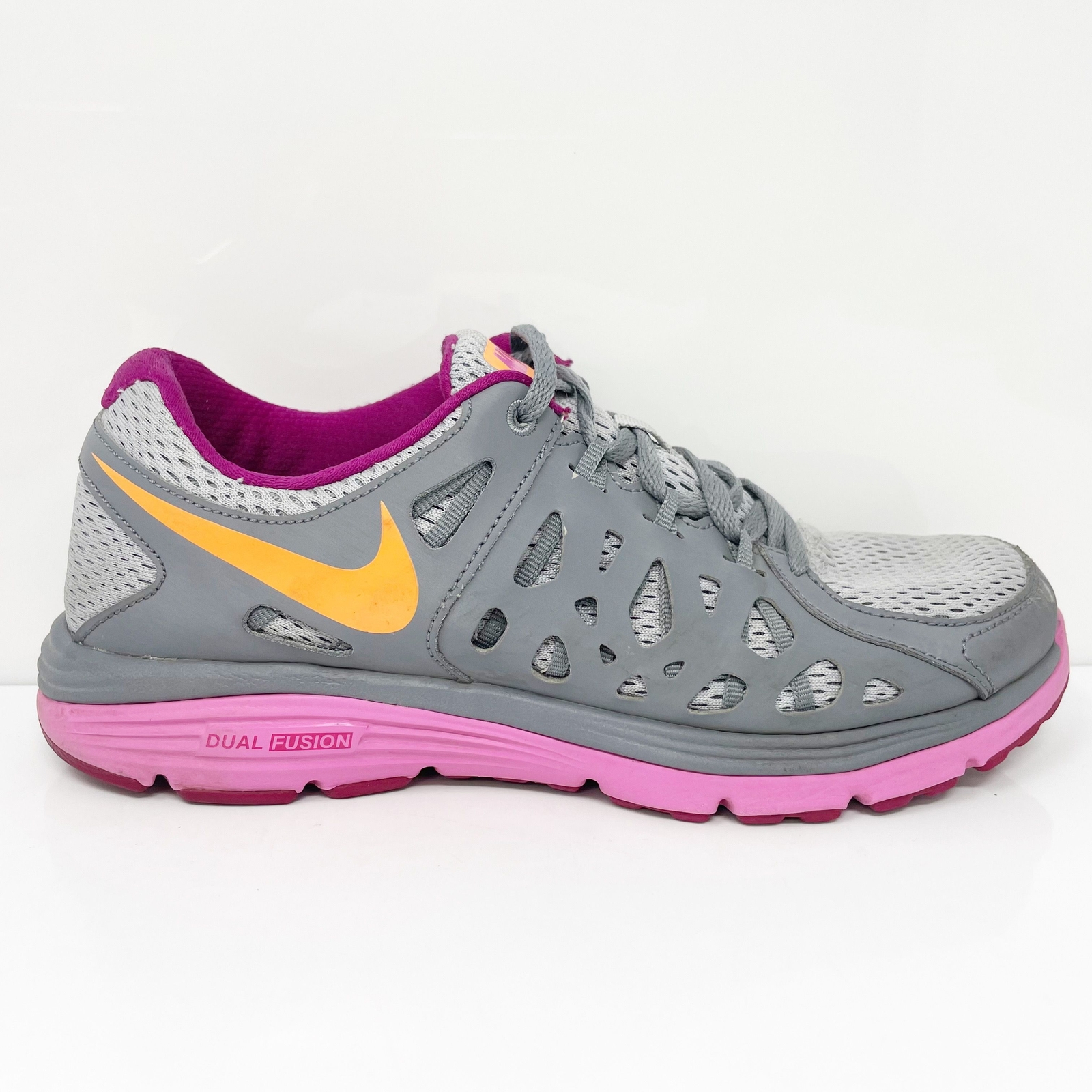 Nike Womens Fusion Run 2 599564-011 Gray Shoes Sneakers Size 8 | eBay