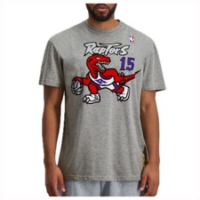 Mitchell & Ness t-Shirt NBA Toronto Raptors Vince Carter 15 grey Originale