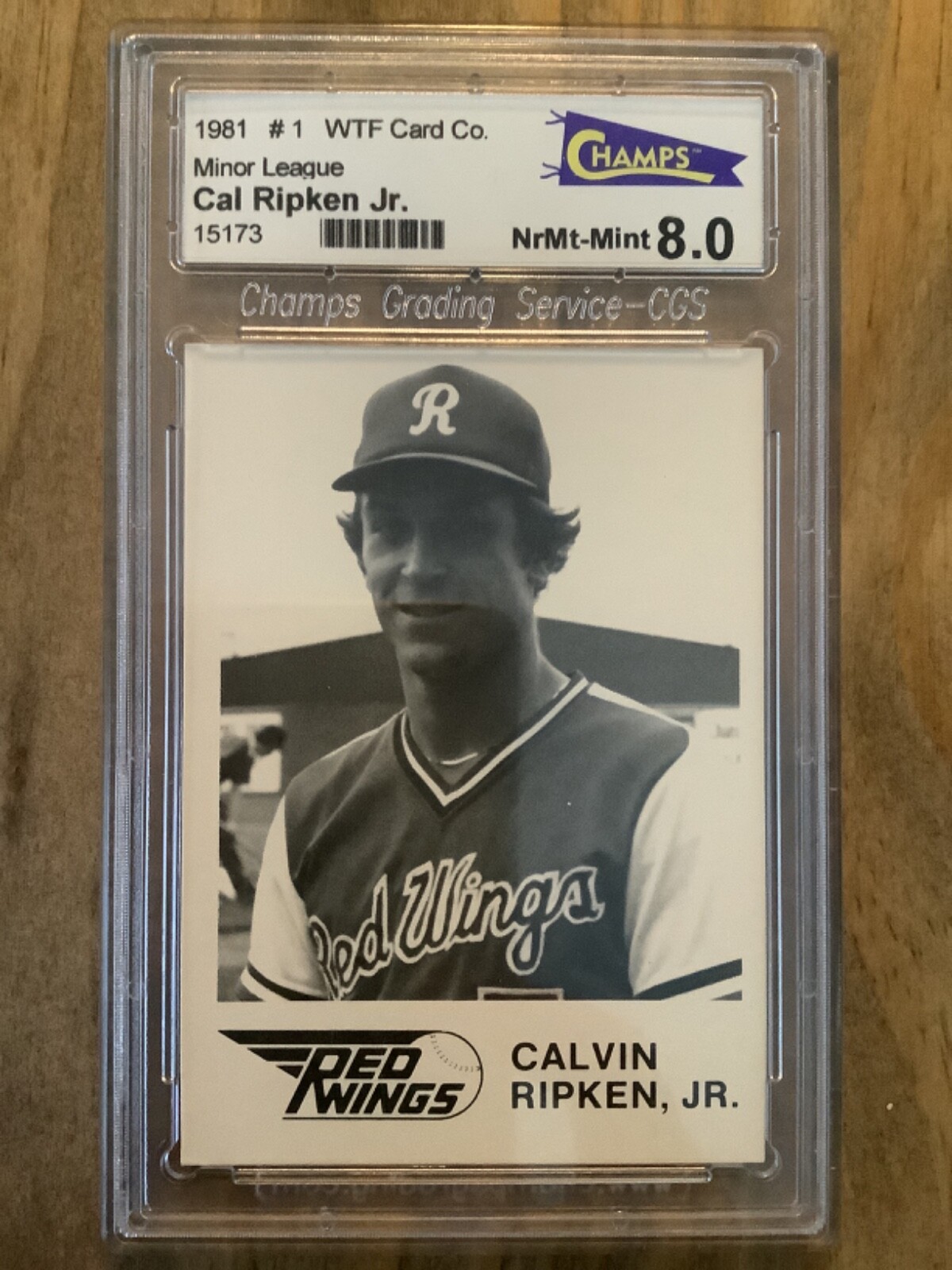 1981 Cal Ripken Jr WTF Minor League Rochester Red Wings Orioles eBay