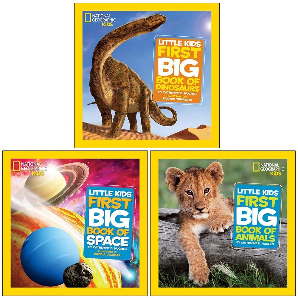 Little Kids First Big Book By Catherine D. Hughes 3 Books Collection Set HB NEW