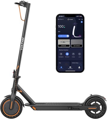 VOLPAM Electric Scooter, 350W/500W, 8.5''/10'' Tires, 12/21/28 Miles Range, 16/19/