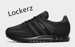 mens black la trainers