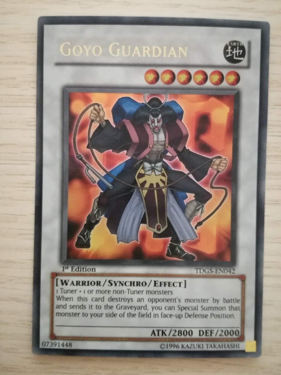 Yu-Gi-Oh! Goyo Guardian TDGS-EN042 Ultra Rare 1st Edition LP | eBay
