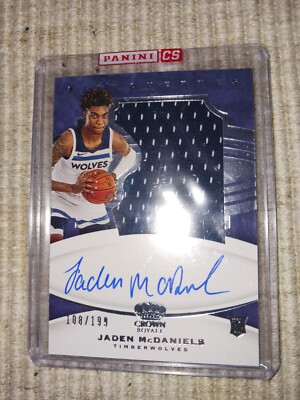 【激レア期間限定出品・1/1 RC auto】Jaden Mcdaniels Jaden McDaniels 2020 Contenders #144 Rookie Ticket Auto