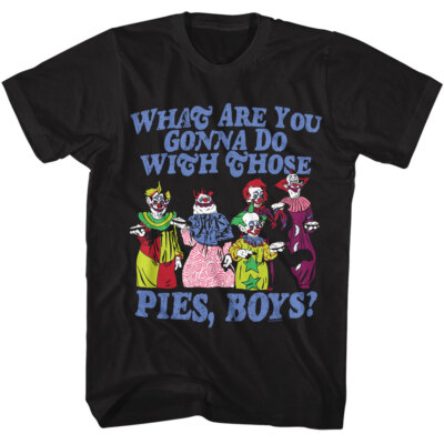 Killer Klowns Klownzilla  Men's T Shirt Outer Space Scary Klowns Pies Movie