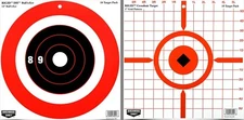 Rigid Targets, 12" (30cm), Choice of "DH" Bull's Eye or Crosshair, 10 Pack