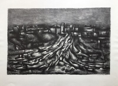 Rudolf Weissauer Lithographie signiert