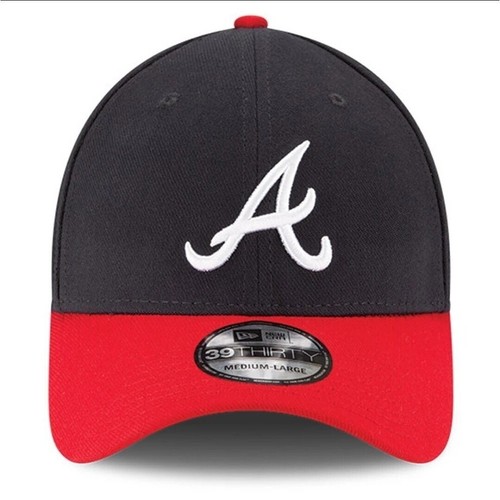 New Era Navy/Red Atlanta Braves MLB Team Classic Home 39THIRTY Flex Hat S/M - Bild 2 von 5