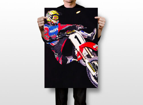 Jeremy Mcgrath Motorcycle Cross Country Star Wall Art Home Decor - POSTER 20x30 - Picture 3 of 3