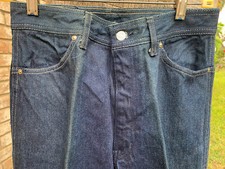 Faded Glory Badge 70s Vintage Boot Cut Cotton Denim Jeans