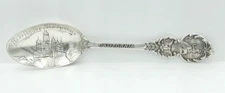 Antique Sterling Silver Mechanics Silver San Francisco California Souvenir Spoon