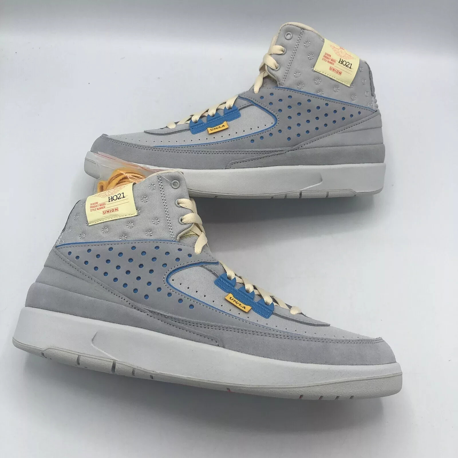 OFF WHITE X NIKE Nike Air Jordan 2 Retro SP x Union LA taglia 12 5 grigio nebbia DN3802 001 bianco sporco II