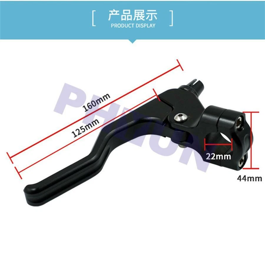 Black CNC 7/8'' 22mm Stunt Clutch Lever Perch For Honda Yamaha Suzuki Motorcycle - Image 4 of 4