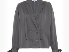 Great Plains Joshua Double Breasted Jacket Size 12 Rrp £89.99