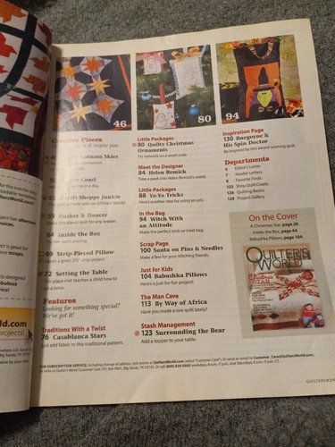 Quilter's World Magazine* Autumn 2013 - Picture 4 of 7