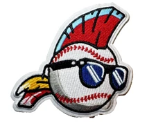 Major League  Wild Thing Baseball Embroidered 4in Iron / Sew-On Patch