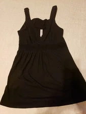 Gitano Black Sleeveless Top.  Small