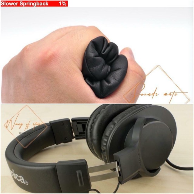 Thick Soft Memory Foam Ear Pads Cushion For Audio-Technica ATH-M20x Headphone Thick Soft Memory Foam Ear Pads Cushion For Audio-Technica ATH-M20x Headphone