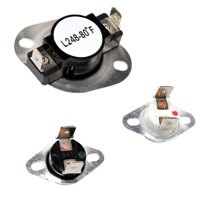 HQRP Trockner Thermostat & Thermosicherung Set für Maytag AP4242472