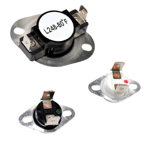 HQRP Dryer Thermostat & Thermal Fuse Kit for Maytag AP4242472 LA1053