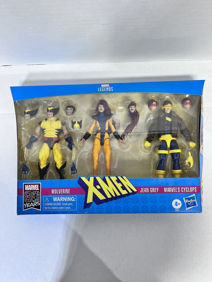 Hasbro E8607 X-Men Jean Grey, Cyclops, and Wolverine Legend Series