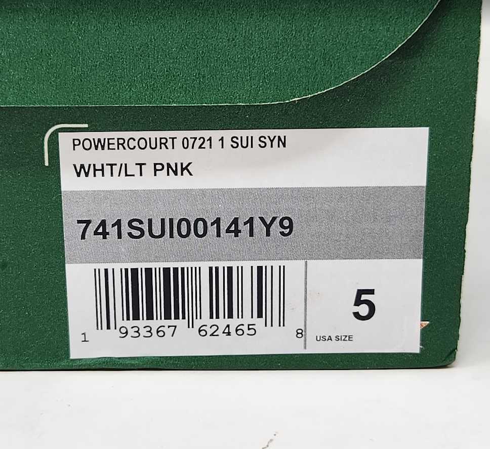 Toddler girl's 5 Lacoste powercourt white pink gator Toddler girl's 5 Lacoste powercourt white pink gator