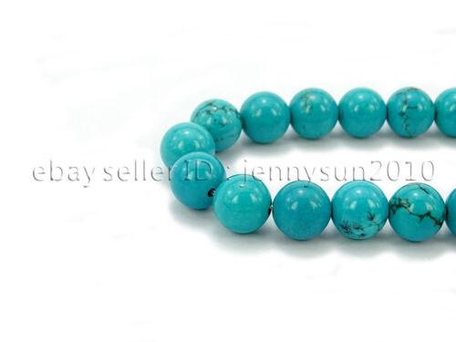 Stabilized Turquoise Gemstone Round Beads 16'' 2mm 3mm 4mm 6mm 8mm 10mm 12mm - Picture 25 of 30
