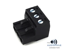 BRAND NEW BLACK PRECISION POWER PAR-245 PREAMP EQ 3 PIN TERMINAL POWER WIRE PLUG