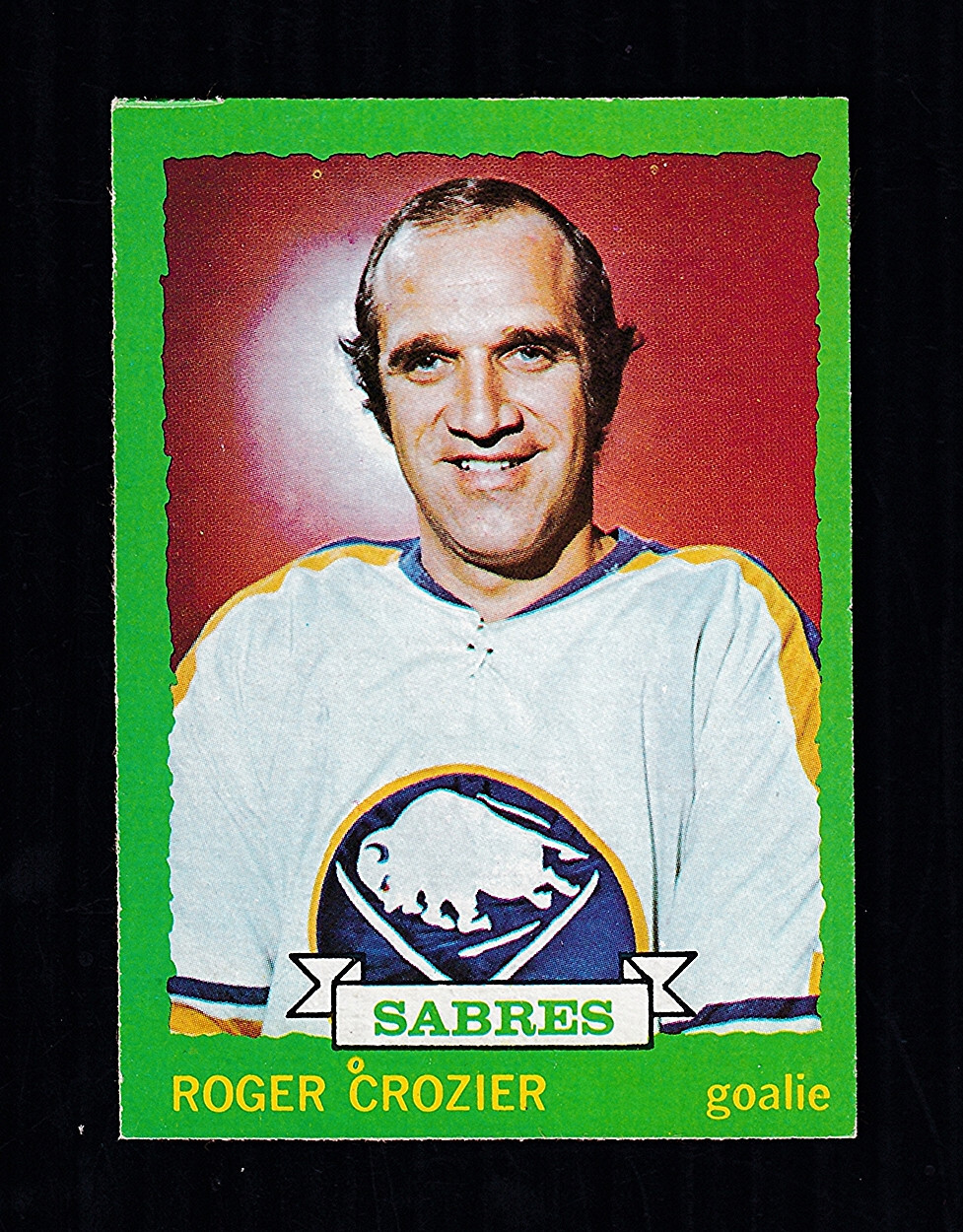 1973-74 ROGER CROZIER #153 VG-EX OPC Buffalo Sabres GOALIE Star NHL Hockey Card