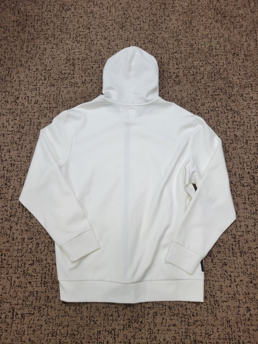 $205 New BRAX LAB Full Zip Hoodie Jacket Men's 2XL XX-LARGE White