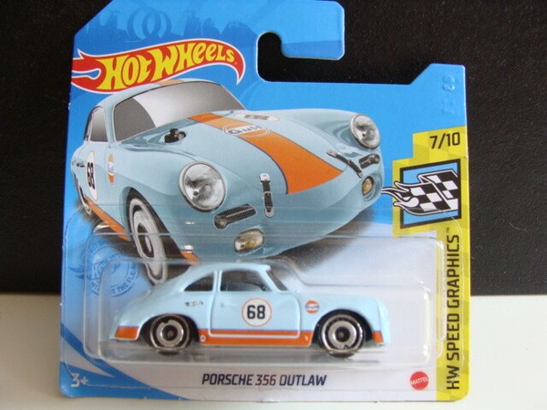 Hot Wheels Porsche 356 Outlaw Gulf 2021 Speed Graphcis 7/10 Neu/Ovp 1:64-image