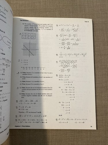 Algebra 1: An Incremental Development, Homeschool Packet - Paperback - - Picture 15 of 16
