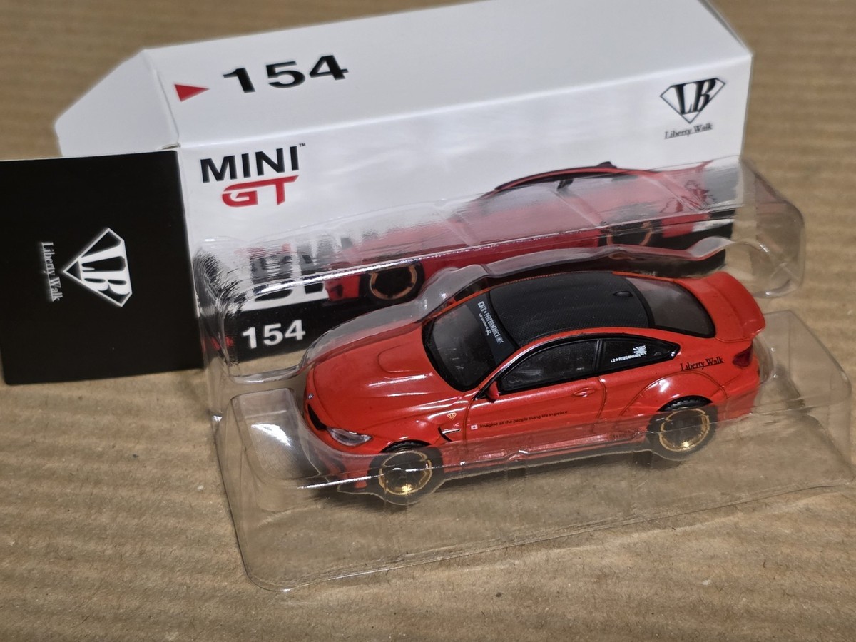 MiniGT 1/64 LB WORKS BMW M4 - Red w/Copper Wheel MGT00154-L | eBay