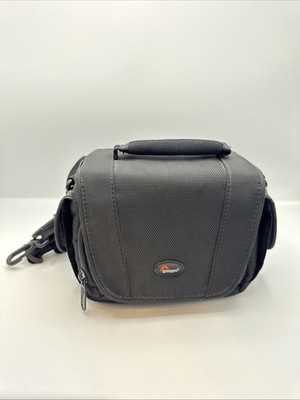 Lowepro Edit 110 Black Camera  Small Padded Case Photo Video Bag Shoulder Strap