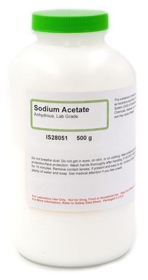 ALDON Innovating Science Lab-Grade Anhydrous Sodium Acetate, 500g - The... 
